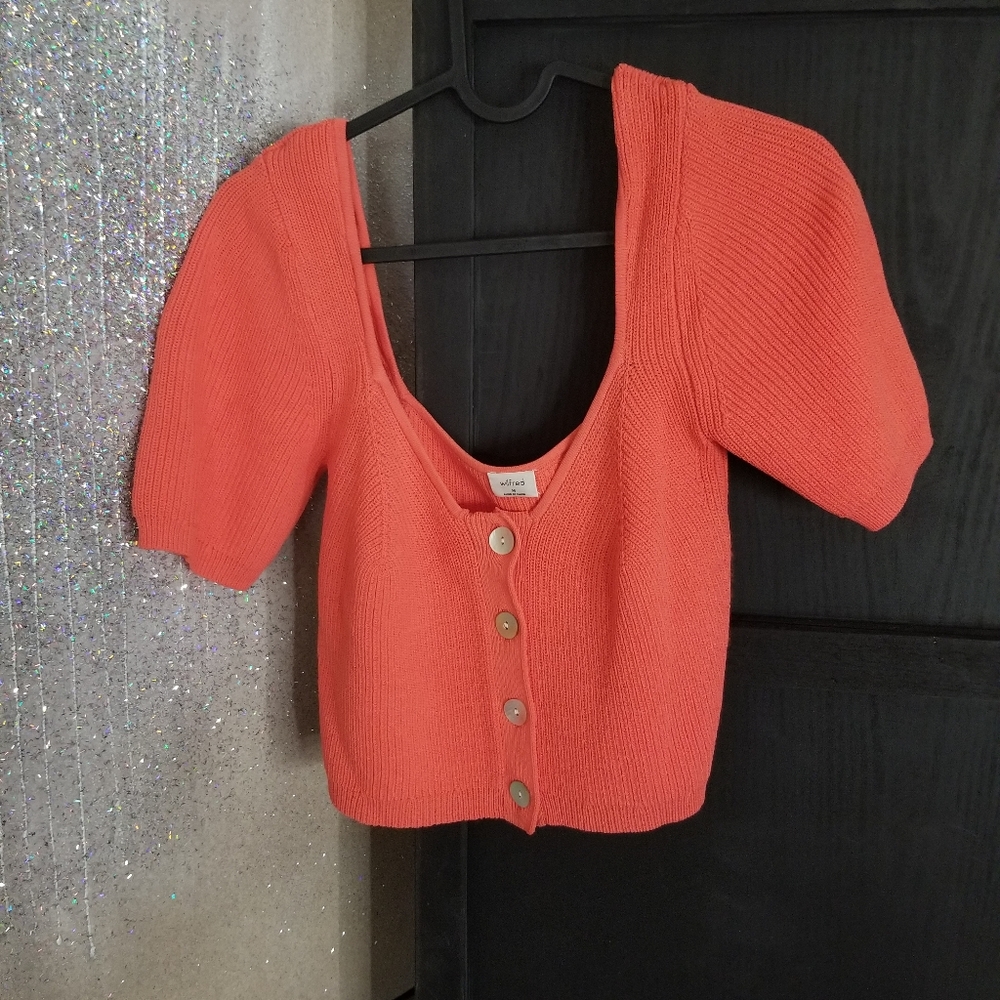WILFRED Knit Crop Top NWOT